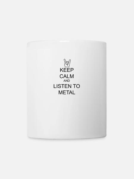 Metal Musik Band Geschenk - Tasse - Weiß