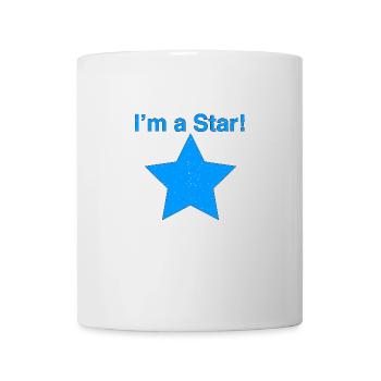 I'm a Star Blau - Tasse - Weiß - Vorne