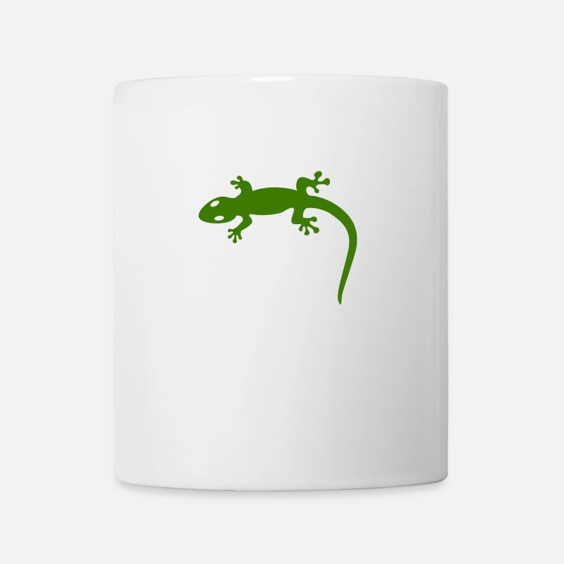 Eidechse - Tasse - Weiß