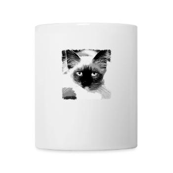 gxp sacred burma cat blue eyes vector k sw - Mug - white - Front