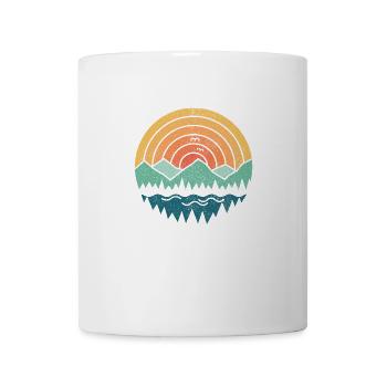 Vintage Mountains - Tasse - Weiß - Vorne