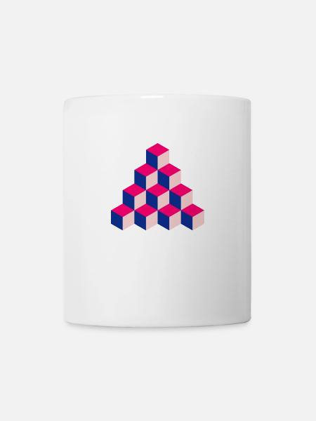 Tour de cubes - Mug blanc - blanc