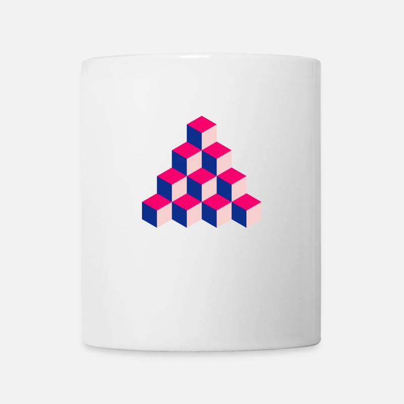 Tower of Cubes - Tasse - Weiß