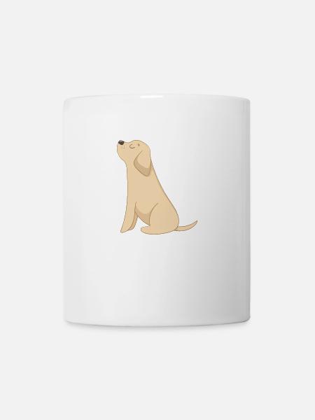 Hund - Tasse - Weiß