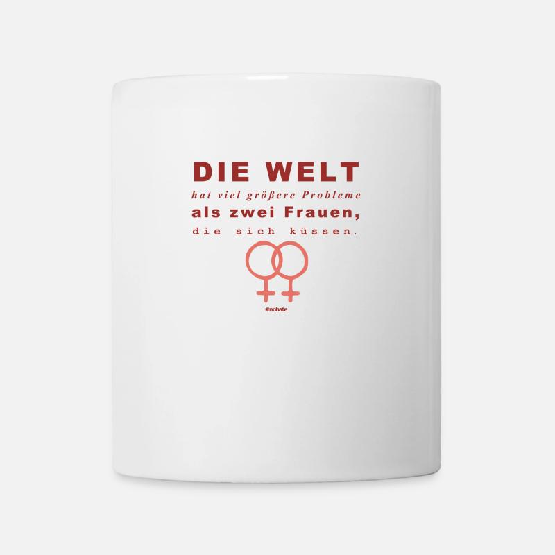 lesbisch - Tasse - Weiß