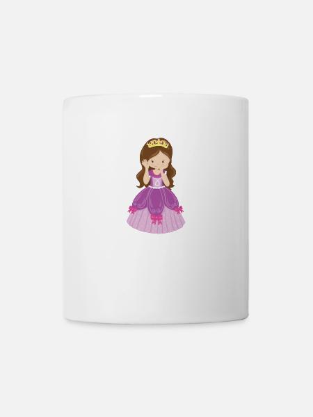 Maedchen Prinzessin Princess Schloss Geschenk - Tasse - Weiß
