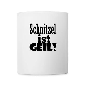 Schnitzel is cool - Mug - white - Front