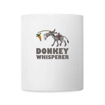 Donkey whisperer donkey Muli mule - Mug - white - Front