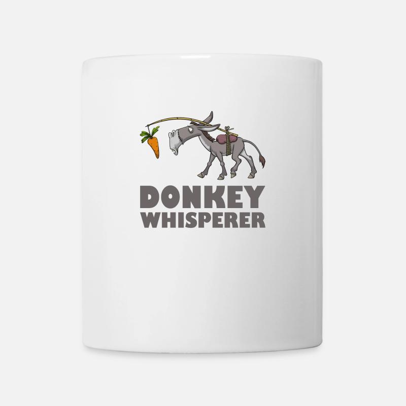 Eselflüsterer Esel Muli Maultier - Tasse - Weiß