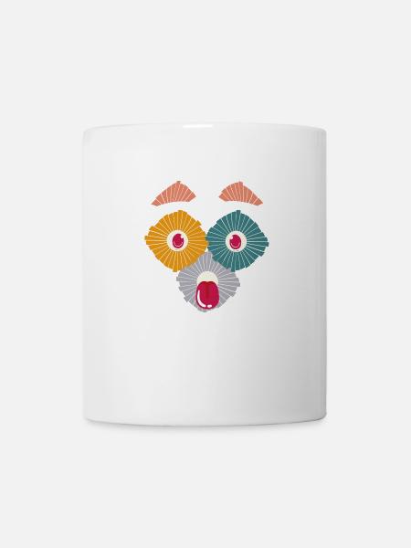 Hund Abstrakt - Tasse - Weiß