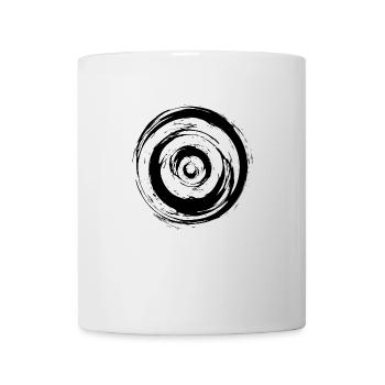 Wirbelwind Kreis Tornado von innen - Tasse - Weiß - Vorne