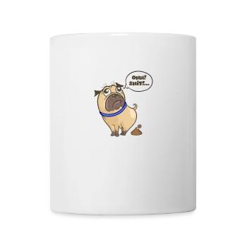 Puppy Dog Pile Poop Gassi Gift - Mug - white - Front