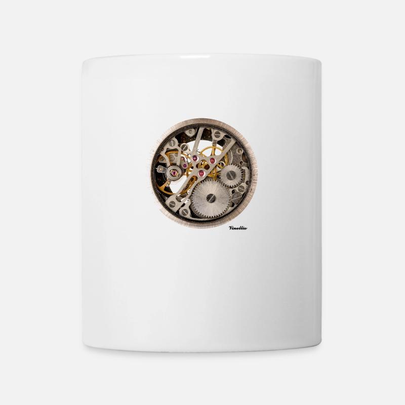 Movement Mechanical Dial Design Shirt - Mug - white