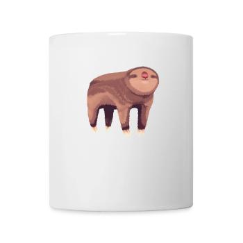 Faultier Illustration - Tasse - Weiß - Vorne