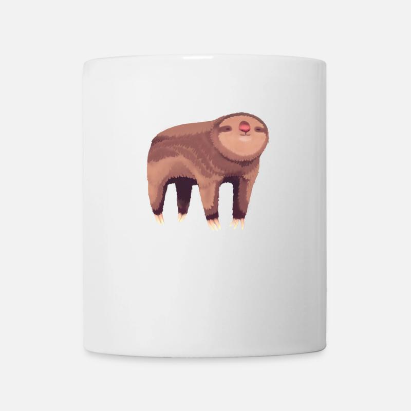 Illustration de la paresse - Mug blanc - blanc