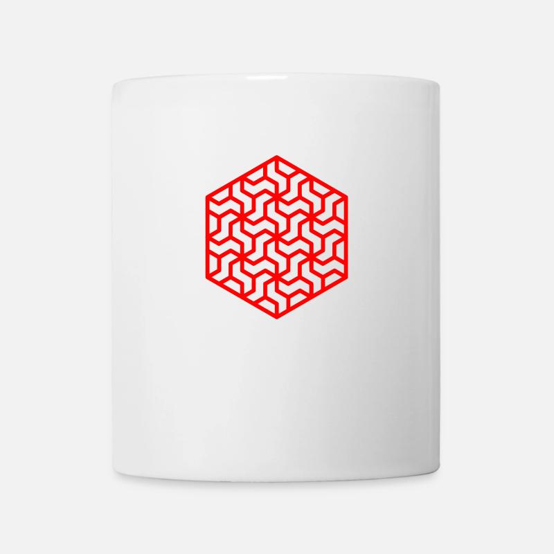 Tangram Fragmented - Mug - white