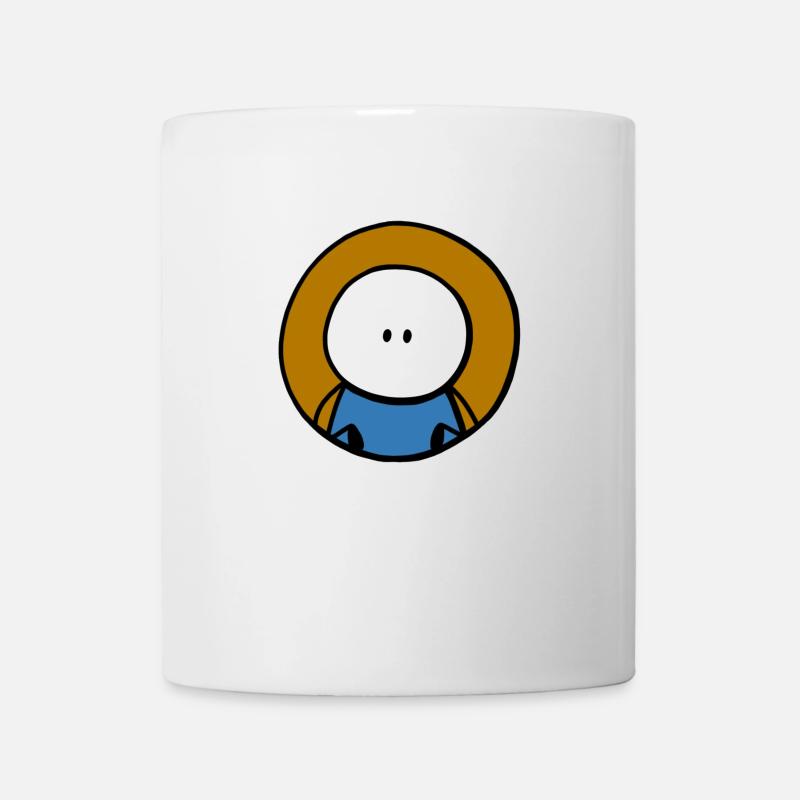 Kleiner Kopf - Tasse - Weiß
