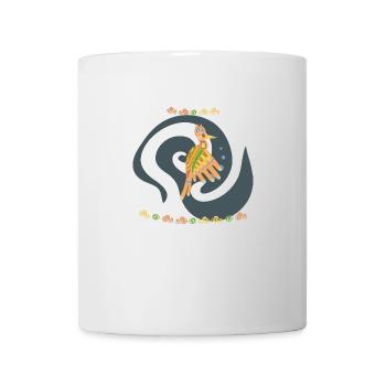 Specht - Tasse - Weiß - Vorne