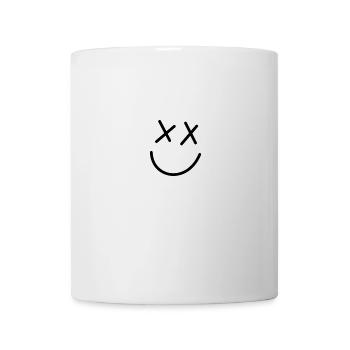 Smile mit x Augen. - Tasse - Weiß - Vorne