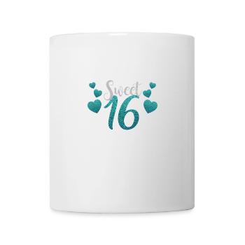 Cadeau d'anniversaire sucré seize ans - Mug blanc - blanc - Devant