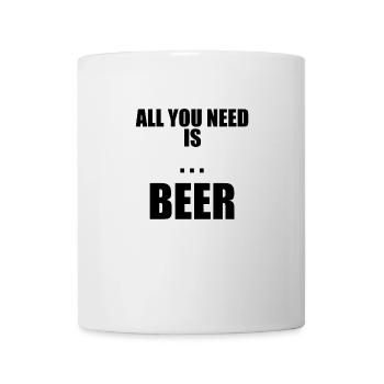 Beer - Tasse - Weiß - Vorne