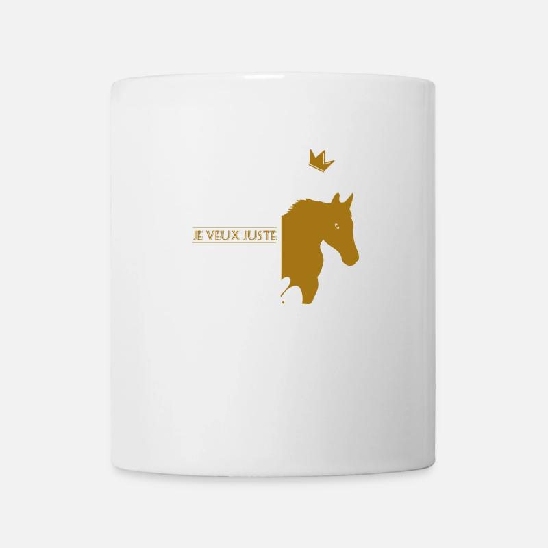 Pferd Shirt • Prinz Charming • Pony Geschenke - Tasse - Weiß