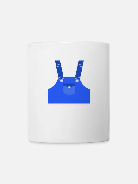 Homme bleu typique - Mug blanc - blanc