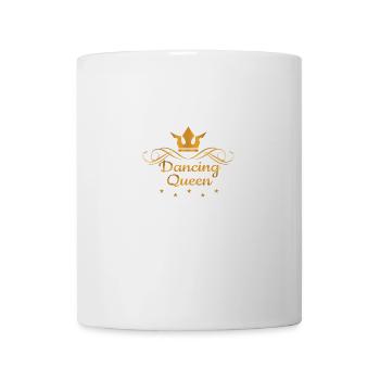 Dancing queen with crown - Mug - white - Front