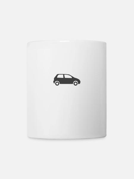 auto - Tasse - Weiß