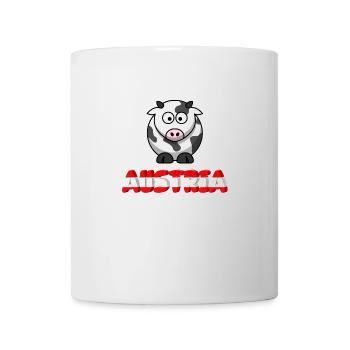 Austria with cow - Mug - white - Front
