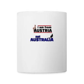 I am from Austria not Australia - musicmaker12 - Mug - white - Front