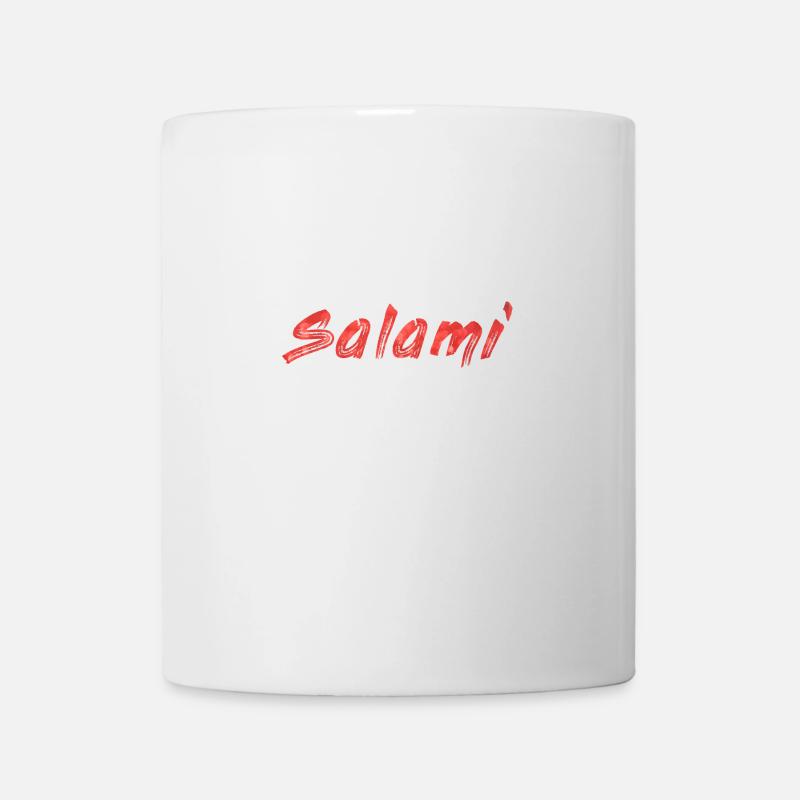 Salami - Tasse - Weiß