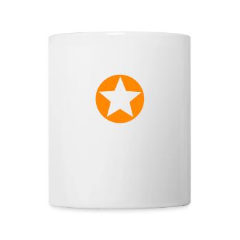 Star logo orange - Mug - white - Front