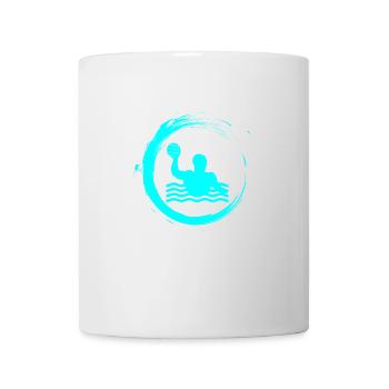 éclaboussures d'eau polo 2 - Mug blanc - blanc - Devant