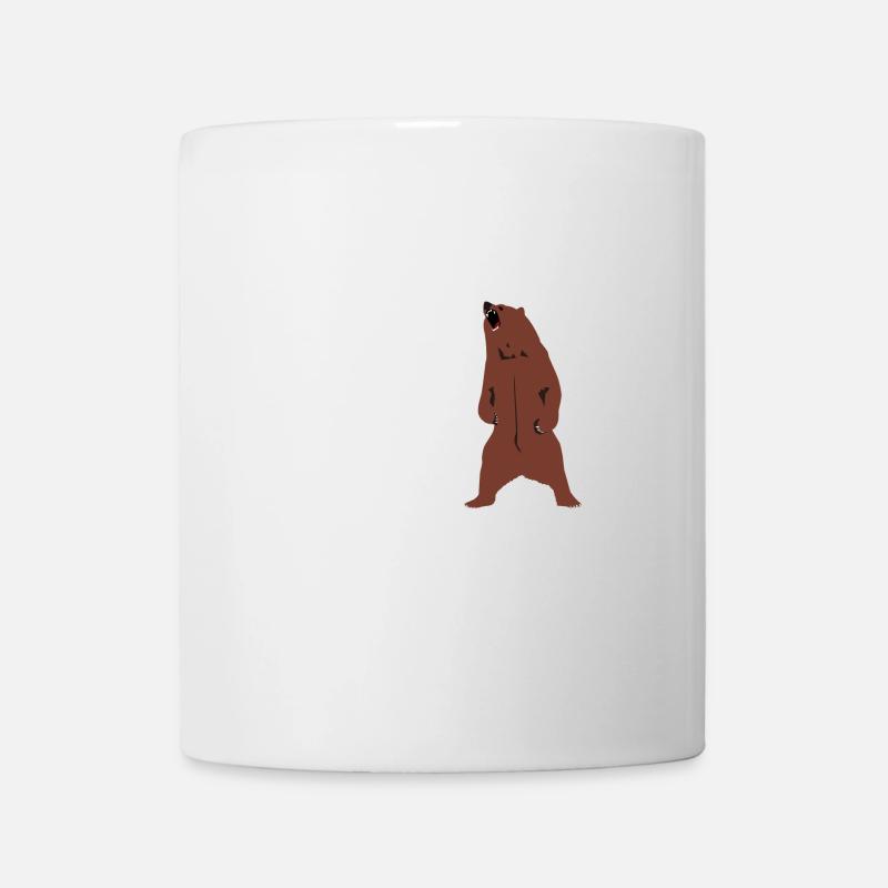 Bär gebrüll - Tasse - Weiß