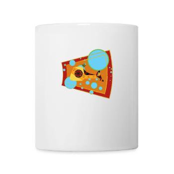 Lachs - Tasse - Weiß - Vorne