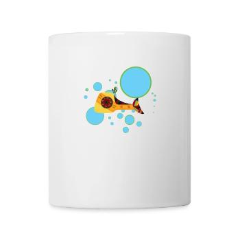 Lachs - Tasse - Weiß - Vorne