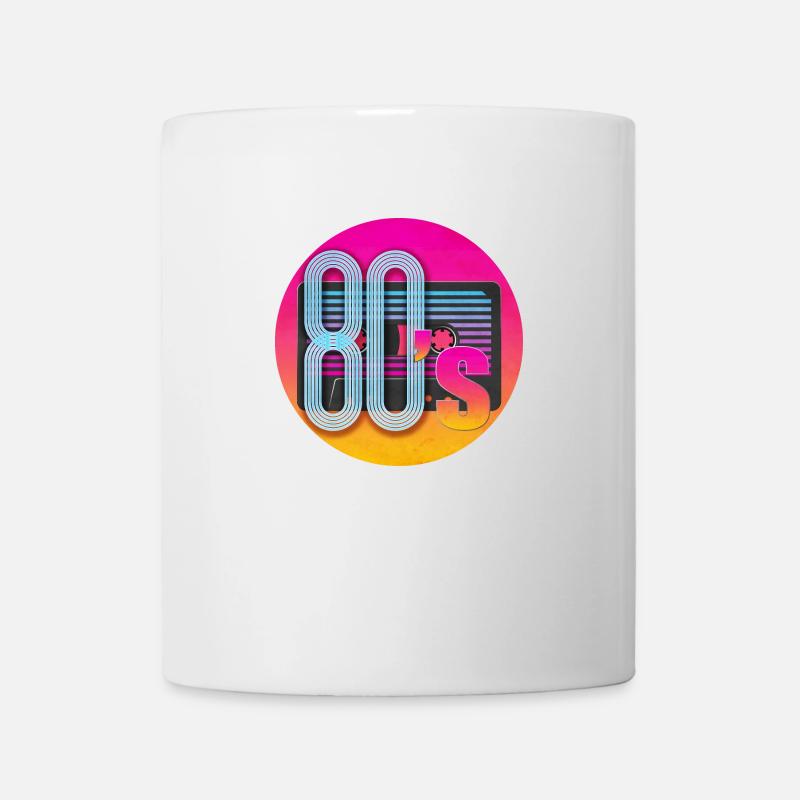 Cassette de 80 - Mug blanc - blanc