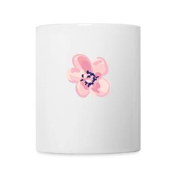 Fleur de printemps fleur d'été rose - Mug blanc - blanc - Devant