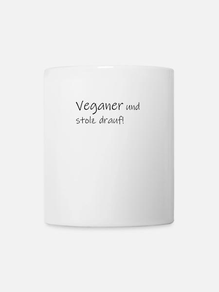 Végans et fiers de ça - Mug blanc - blanc