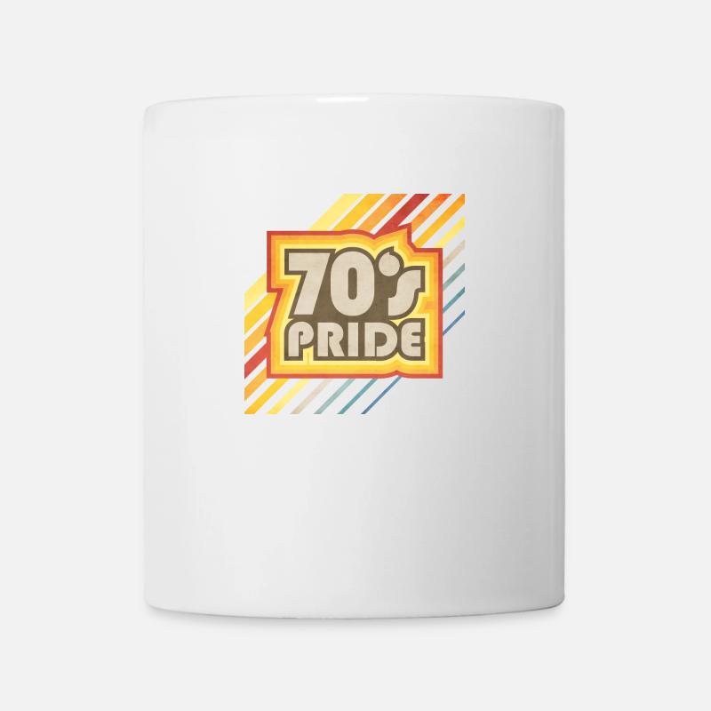 70's Pride - Tasse - Weiß