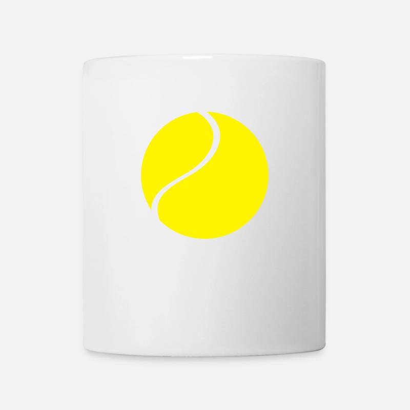 Tennis Ball - Customizable - Mug - white
