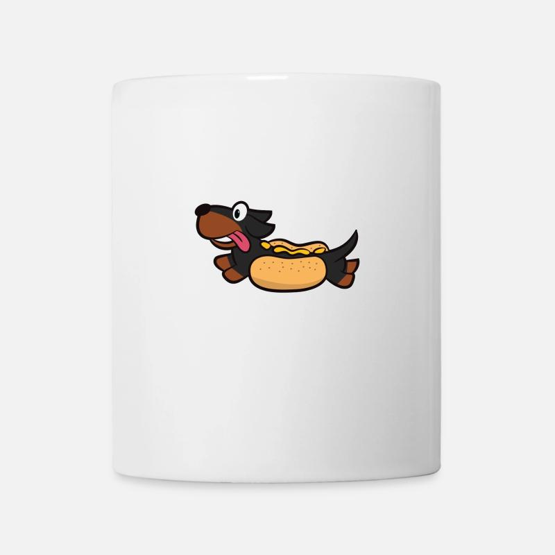 Chien Hotdog - Mug blanc - blanc