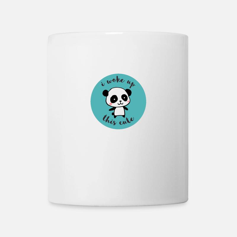 Bébé nouveau-né bébé je me suis réveillé ce mignon - Mug blanc - blanc