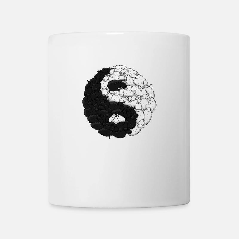 mouton yin yang - Mug blanc - blanc