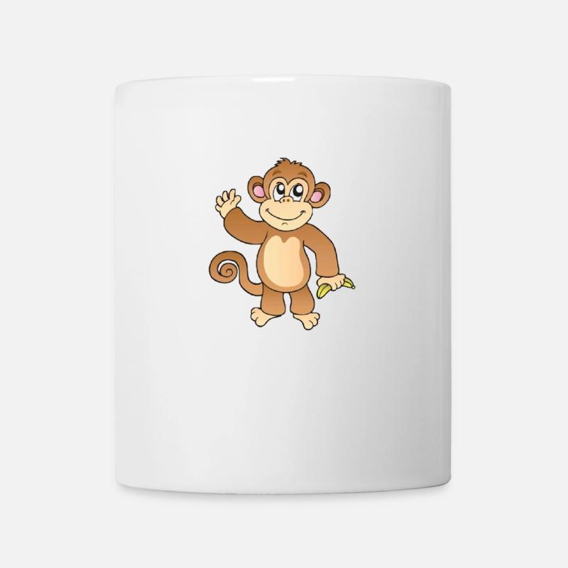 affe - Tasse - Weiß