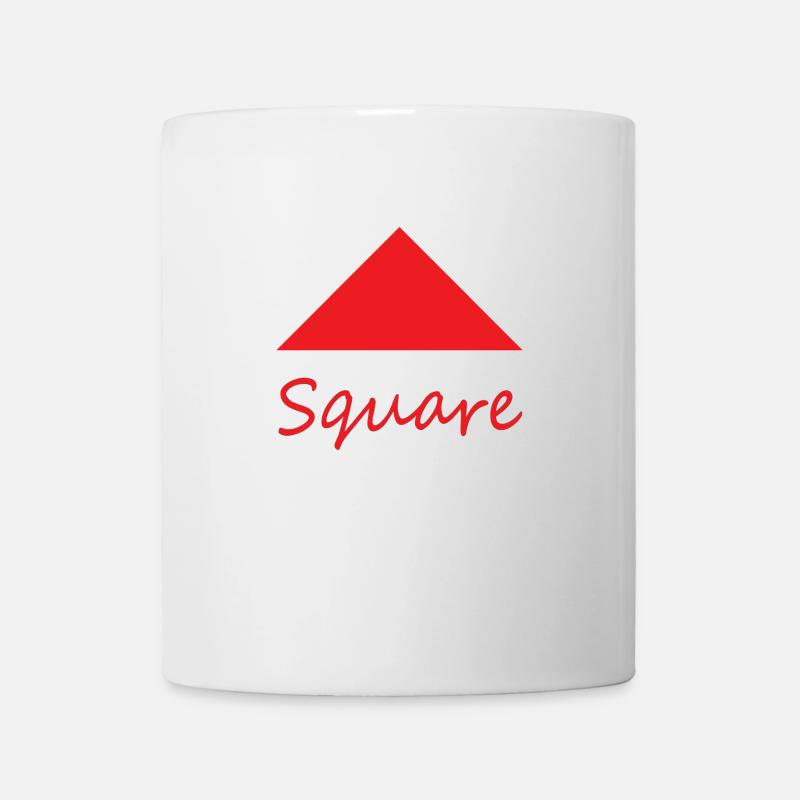 Falsche quadratische Form - Tasse - Weiß