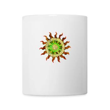 Fleur de mandala 4 - Mug blanc - blanc - Devant