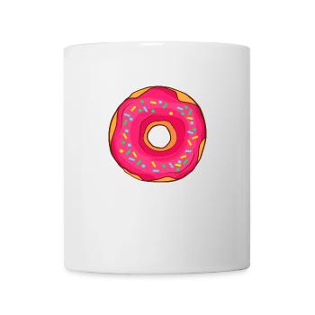 Donuts Confiserie Cookie Törtchen Kuchen Torten - Tasse - Weiß - Vorne