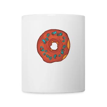 Donuts Confiserie Cookie Törtchen Kuchen Torten - Tasse - Weiß - Vorne
